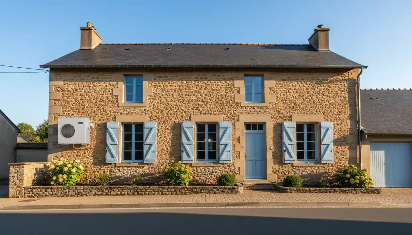 Installation pompe à chaleur à Lizières